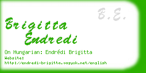 brigitta endredi business card