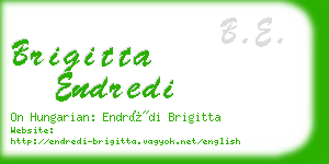 brigitta endredi business card